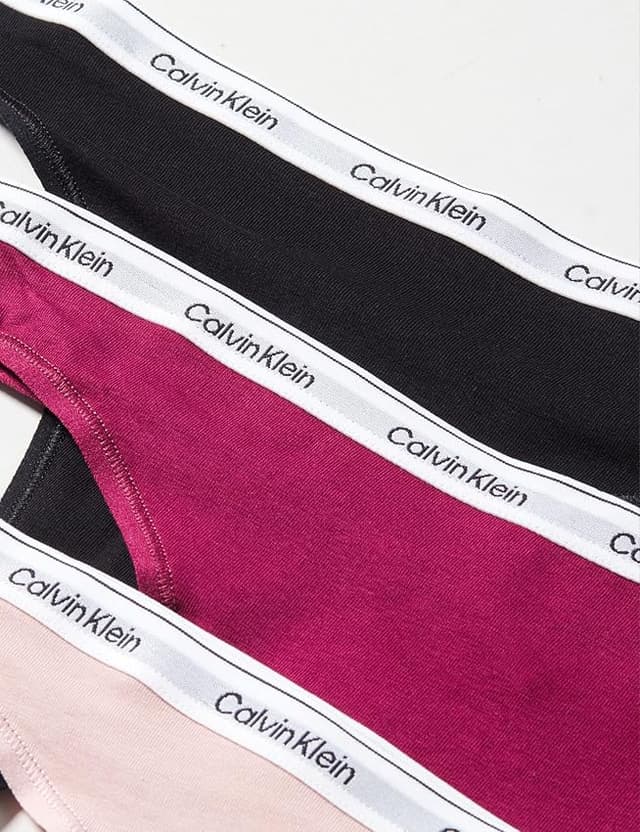 Thumbnail 5 de Calvin Klein Pack de 3 Braguitas Tanga Mujer 🖤