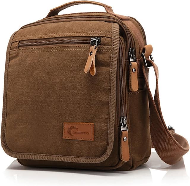 Detalle de CHEREEKI canvas shoulder bag for 10 inch