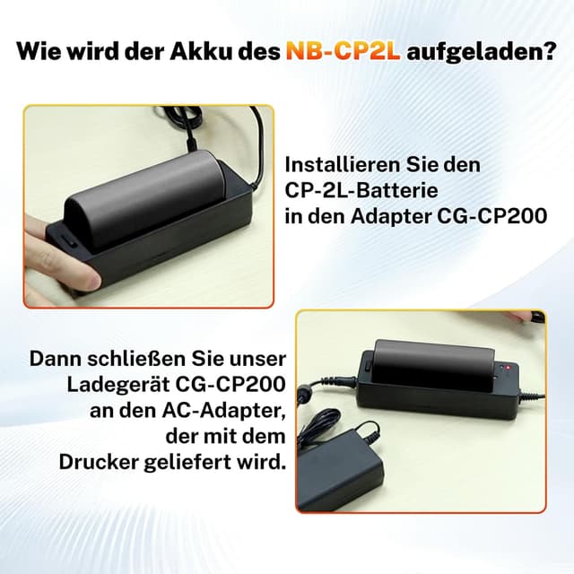 Thumbnail 4 de OHZHAO NB-CP2L Akku 2500mAh für Canon Selphy