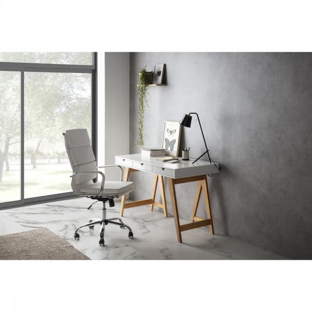 Detalle de VS Venta-Stock Morgan Sillón de oficina blanco