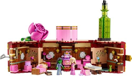 Detalle de LEGO 75683 Dormitorio de Glinda y Elphaba 🏰