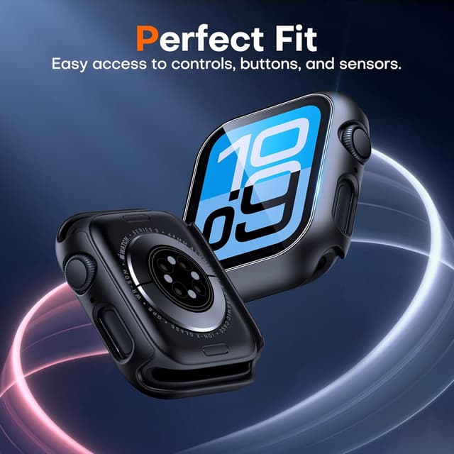 Thumbnail 4 de TAURI Hard Case for Apple Watch 44mm with 9H glass