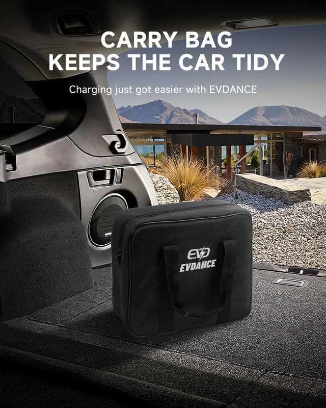 Thumbnail 6 de EVDANCE Type 2 to 3 Pin EV charger cable (6m, 6–10A adjustable) with timer delay, IP66