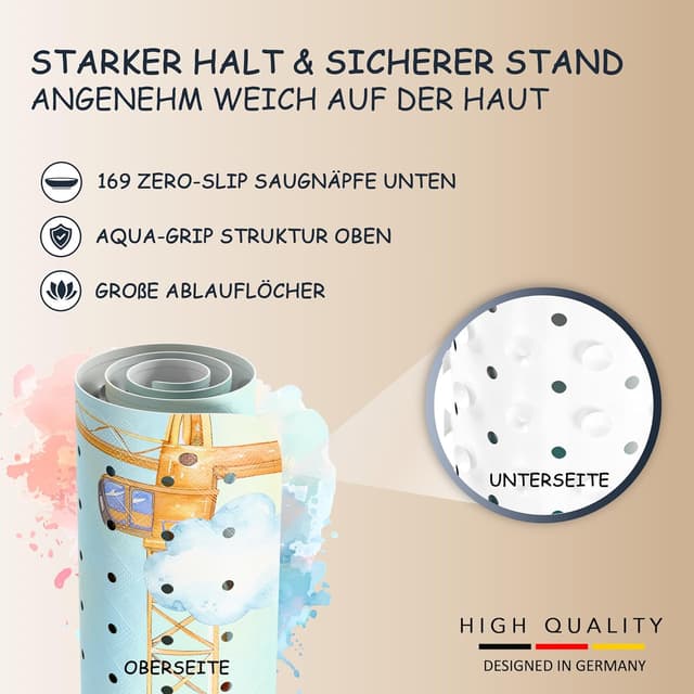 Thumbnail 1 de SilverRack Tapis de douche antidérapant 53 x 53 cm