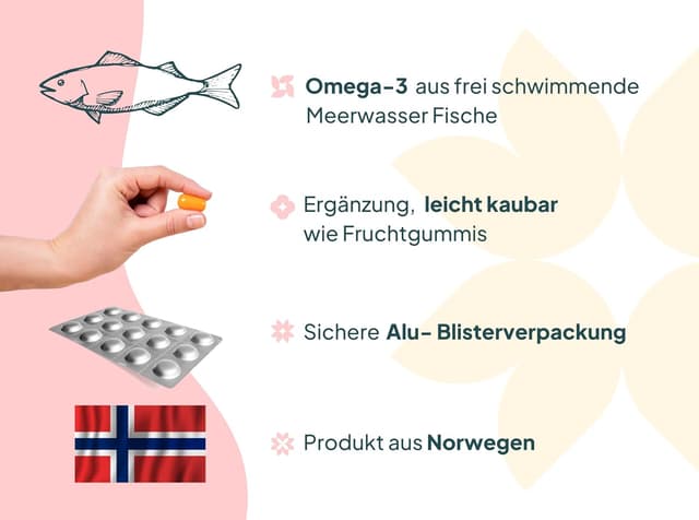 Detalle de EasyFishoil Omega-3 Jelly für Kinder mit D3 – Soft Jellies für 30 Tage