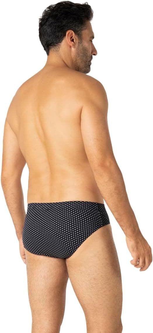 Detalle de Eminence lot de 3 slips taille basse homme en jersey 100% coton peigné (motif)