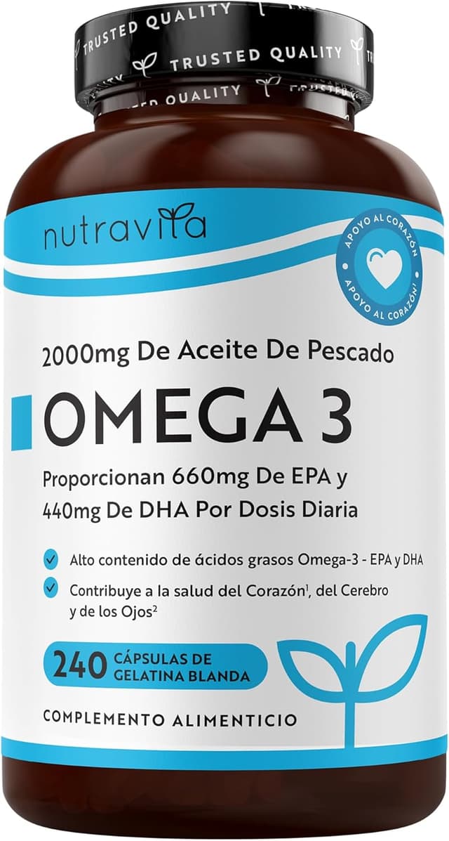 Imagen de Nutravita Omega 3 2000mg 240 cápsulas 💊 en OfertitasTOP