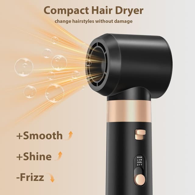 Detalle de Sendowtek Spazzola Asciugacapelli 6 in 1 950W: set multi hair styler con arricciacapelli automatici e accessori