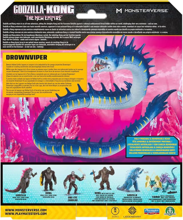 Detalle 2 de MonsterVerse Godzilla x Kong: The New Empire – Drownviper action figure da collezione da 15 cm
