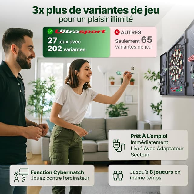 Thumbnail 4 de Ultrasport Cible Électronique 8 joueurs