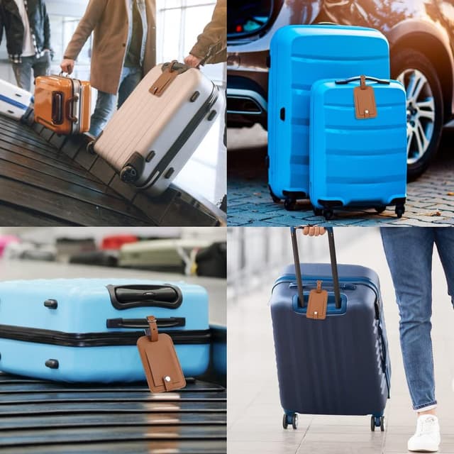 Thumbnail 6 de Flintronic Étiquettes de bagage (lot de 2) pour valise et sac à main, avec protection contre l’humidité