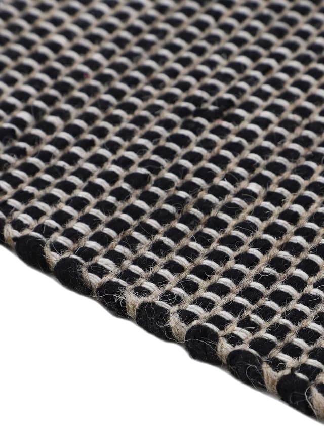 Thumbnail 4 de CarpetFine Alfombra Moderna Mona Negro 160x230 cm 🖤