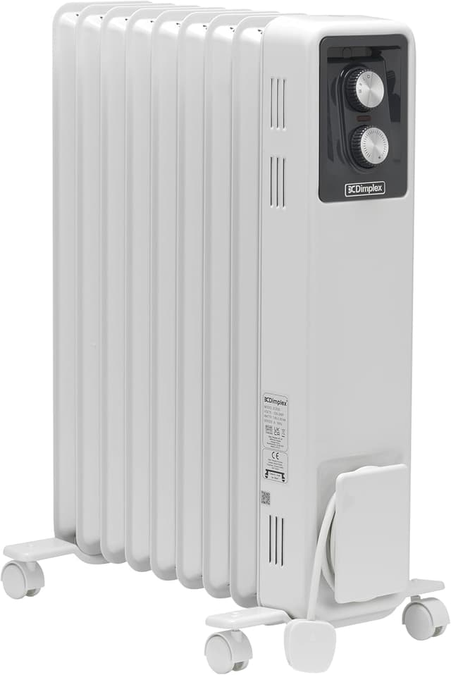Thumbnail 6 de Dimplex 1.5kW Radiator ECR15, Oil Free Eco Column Heater, Freestanding Electric Heating Unit, Quiet Plug In Lightweight Portable Compact Electric Home Heater with Thermostat – White
Dimplex 1.5kW Radiator ECR15, Oil Free Eco Colum…