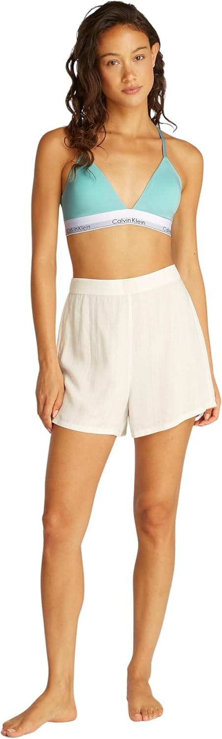 Detalle 2 de Calvin Klein Damen Ll Triangle 000qf5650e Bralette (mit herausnehmbaren Polstern)