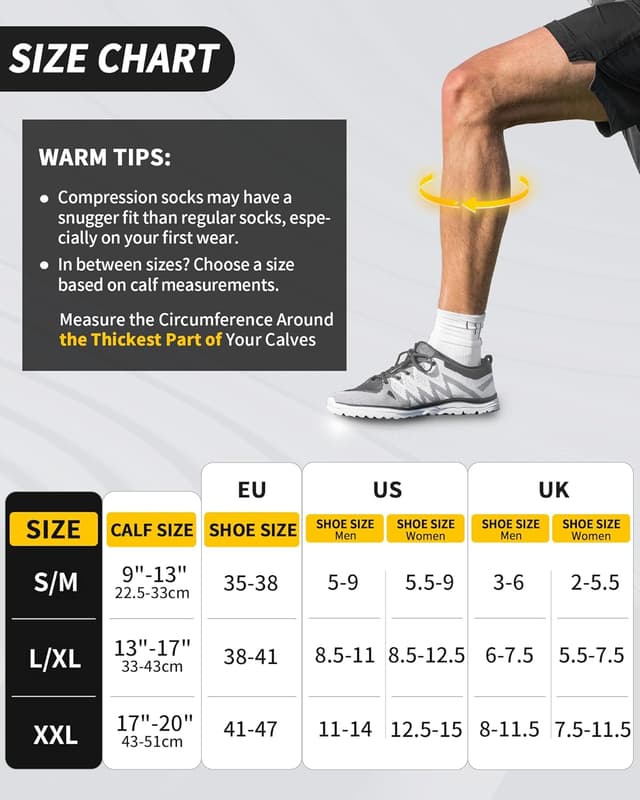 Thumbnail 3 de Cambivo Medias de Compresión 20–30 mmHg 3Pares