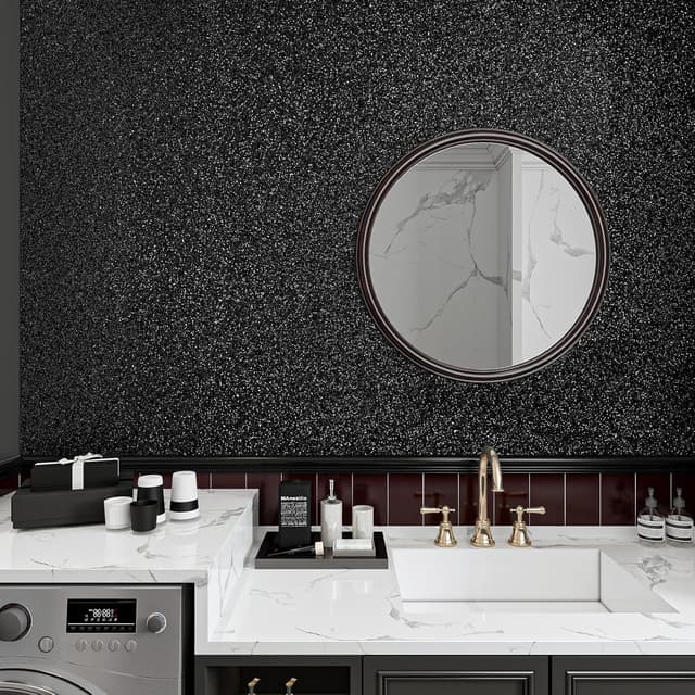 Detalle de VaryPaper Glitzer Tapete selbstklebend 40 cm