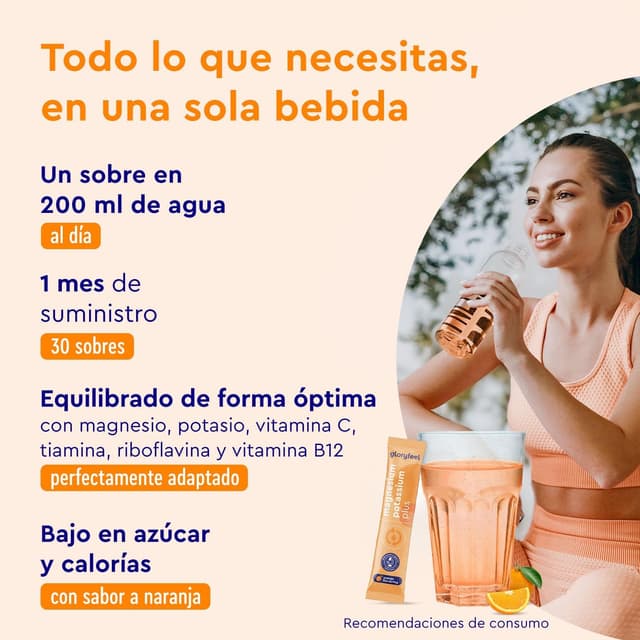Detalle 2 de Magnesio y Potasio Plus 30 sobres 🍊