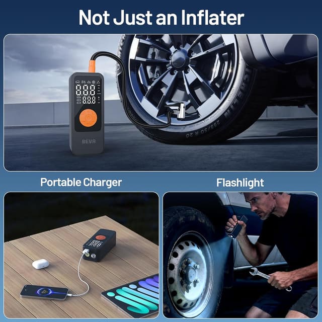 Thumbnail 4 de BEVA Tire Inflator 150 PSI cordless pump