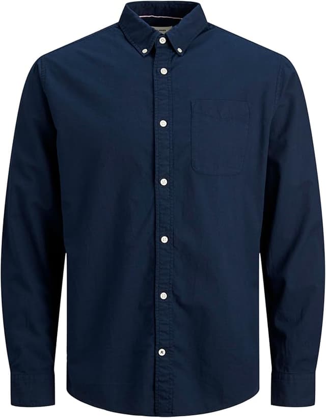 Detalle de Jack & Jones Jjeoxford Shirt L/S S21 Noos Camisa hombre XXL