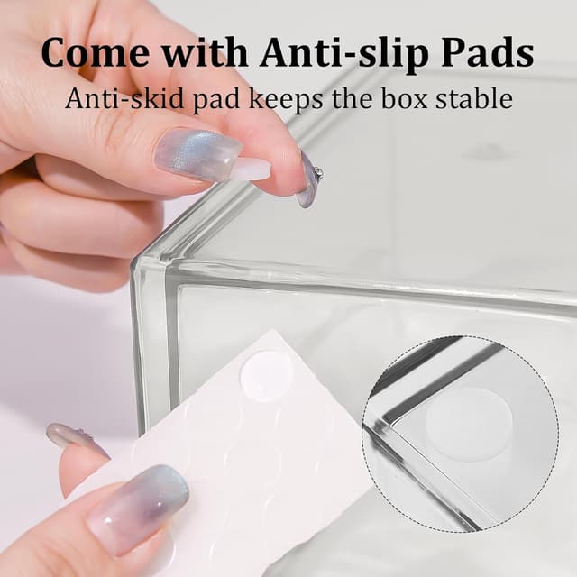 Thumbnail 4 de SortNStore Große Kosmetik Organizer 2er-Set Acryl-Boxen 🎀