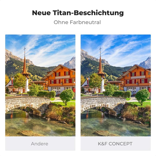 Thumbnail 6 de K&F CONCEPT Magnetic Filter Set 67 mm: Magnetisches Quick-Swap-System mit CPL, ND2–ND32, Black Mist 1/4