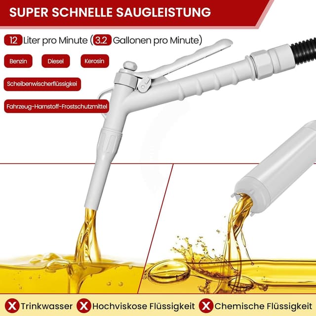 Thumbnail 4 de MAXVINI Elektrische Transferpumpe 3.2GPM