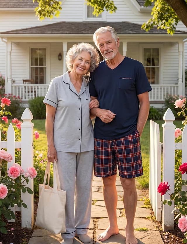 Detalle de Ensemble de pyjama homme court d’été Bresdk en coton (mélange 95% coton + 5% élasthanne)
