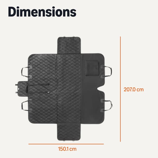 Thumbnail 4 de Amazon Basics Dog Car Seat Cover 600D