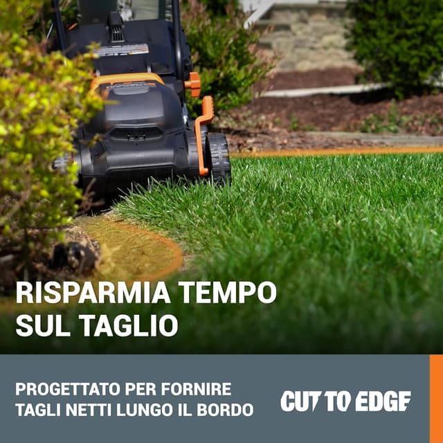 Detalle 2 de WORX WG779E.1 tosaerba a batteria 40V PowerShare da giardino, taglio 34 cm