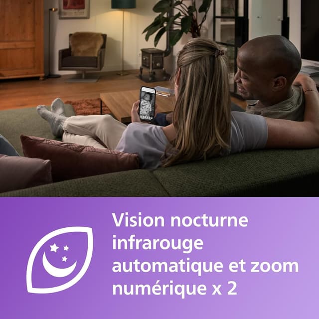 Thumbnail 3 de AVENT Philips SCD643/26 Caméra bébé connectée