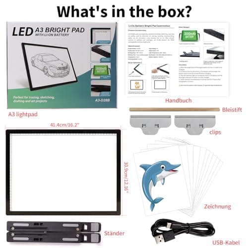 Thumbnail 7 de iVAOOZE Mesa luminosa A3, 3000 mAh ⚡