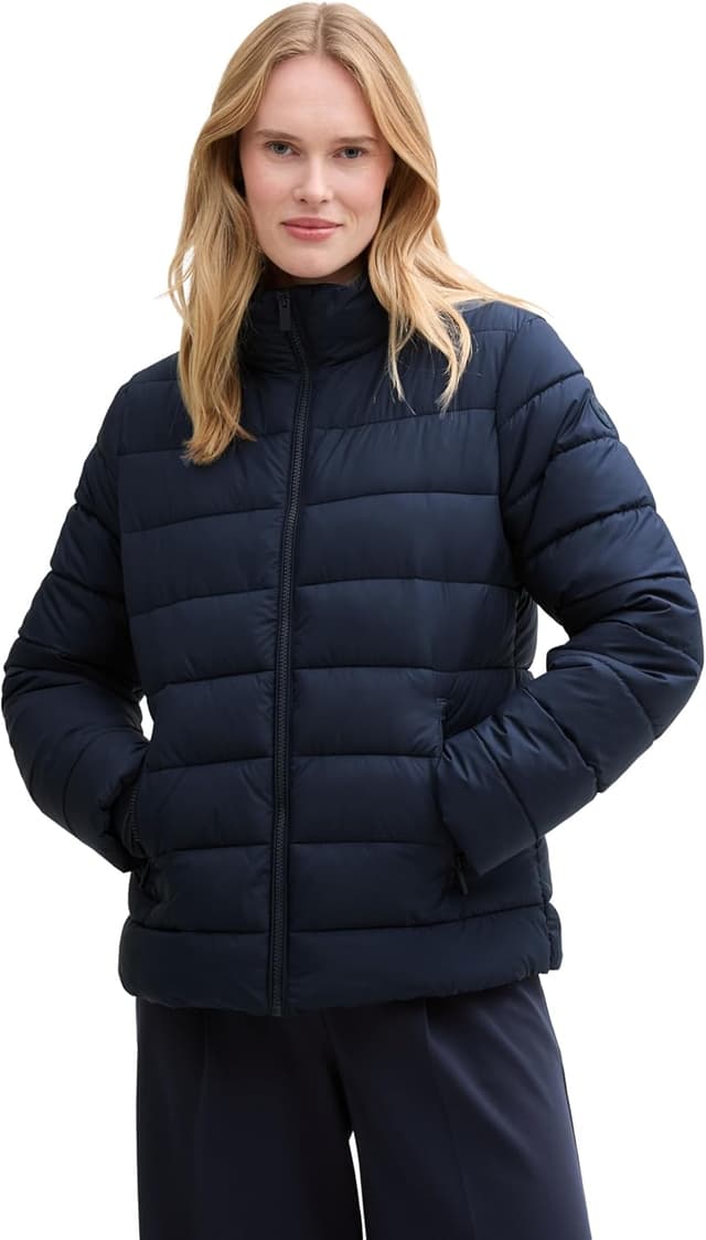 Thumbnail 6 de TOM TAILOR Giacca donna trapuntata impermeabile con logo sul braccio