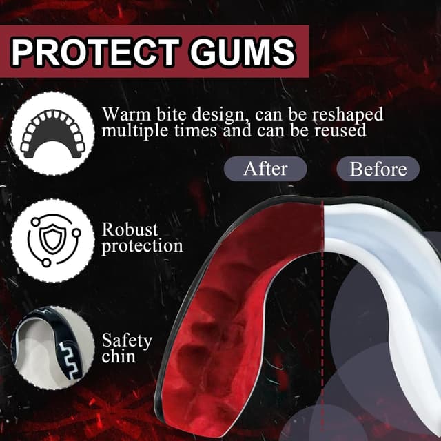 Thumbnail 3 de Sport Protège-Dents Protech Boxe Noir