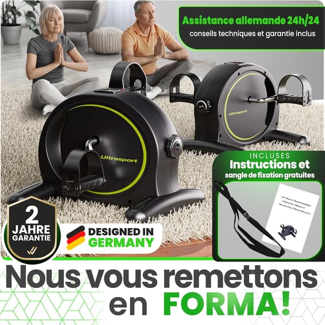 Detalle 2 de Ultrasport Pédalier d'Appartement Bras et Jambes