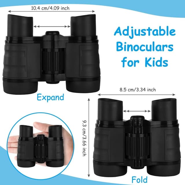 Detalle de OSDUE Kids Binoculars 4x30 for Learning