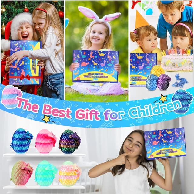 Detalle 2 de Fenoee Dragon Eggs 24-Pack Surprise