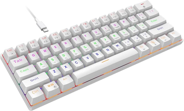 Detalle de Snpurdiri 60% Gaming Tastatur mit 61 Tasten