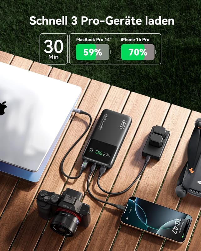 Detalle 2 de INIU Laptop Power Bank 27000mAh 140W PD3.0