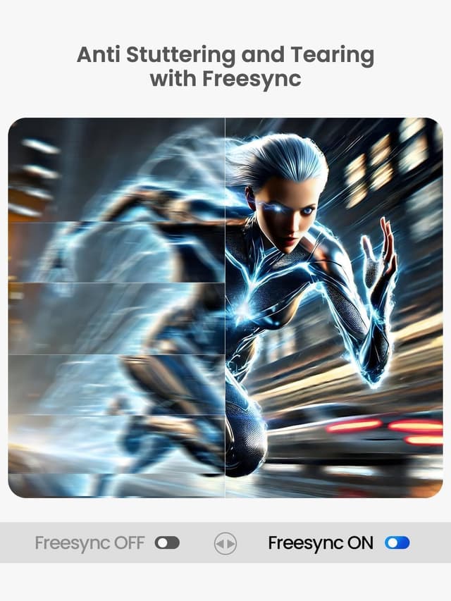 Detalle de EVICIV tragbarer Touchscreen-Monitor 18,5 Zoll (120 Hz, FHD 1080p) mit USB-C & Mini-HDMI, inkl. Sleeve