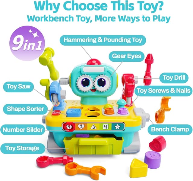 Detalle 2 de iPlay iLearn Musical Workbench for 1-Year-Olds