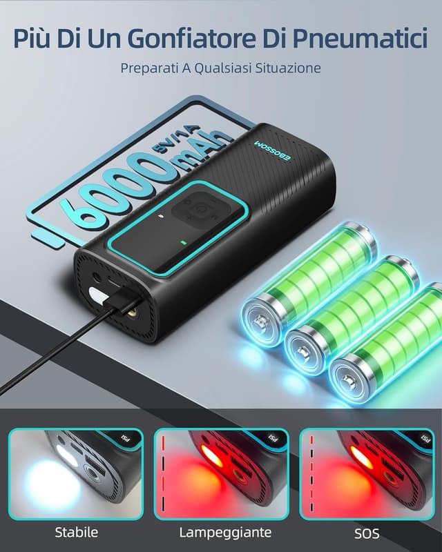 Thumbnail 4 de Compressore Aria Portatile 150 PSI