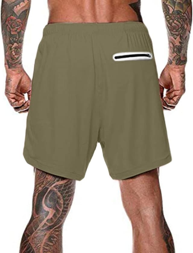 Thumbnail 2 de Aisprts Pantaloncini Palestra Uomo Pantaloncini Running Estivi