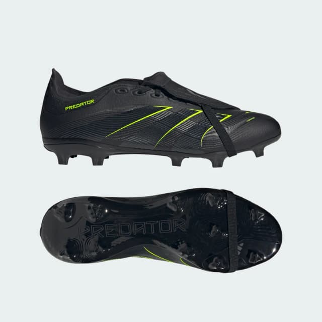 Detalle de adidas Predator League bota de fútbol negra