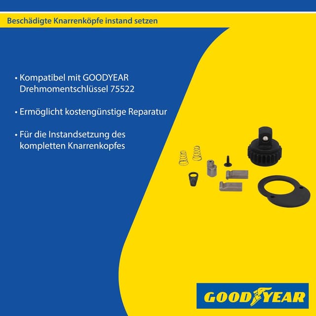 Detalle 2 de KEINEMARKE Goodyear Kit reparación 10 piezas 1/2