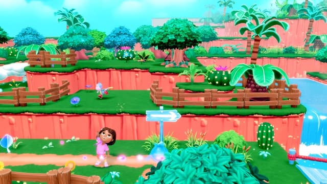 Detalle 2 de Dora: Rainforest Rescue for Xbox Series X (Solo or Local Co-Op Adventure)