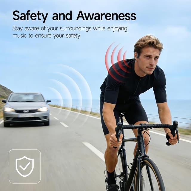 Thumbnail 6 de Esonstyle Swimming Headphones Bluetooth 6.0 with 8GB MP3 & IP68 (Open-ear bone conduction)