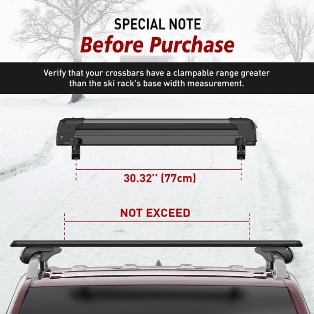 Thumbnail 6 de CRINDAR Ski & Snowboard Roof Rack 27.5"