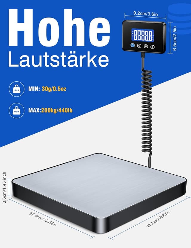 Thumbnail 1 de RAOYAN Paketwaage 200kg