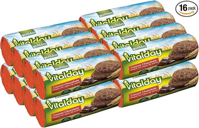 Detalle de Gullón Vitalday Galletas crocantes con chocolate e avena 🍫