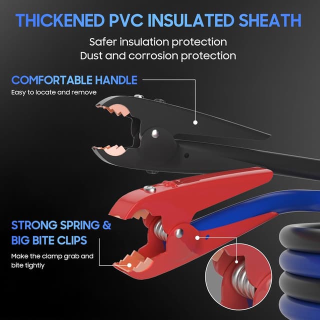 Detalle 2 de 1 Gauge 30 Ft 900Amp Heavy Duty Jumper Cables